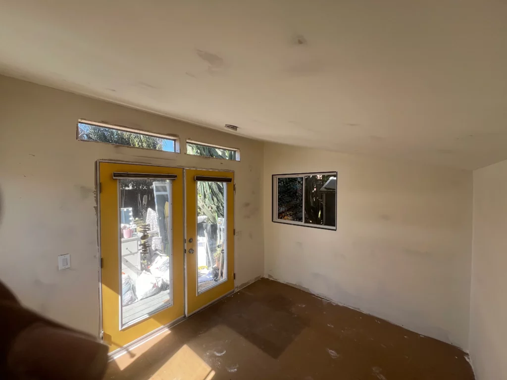 Residential Drywall Installation with smooth hand texture finish